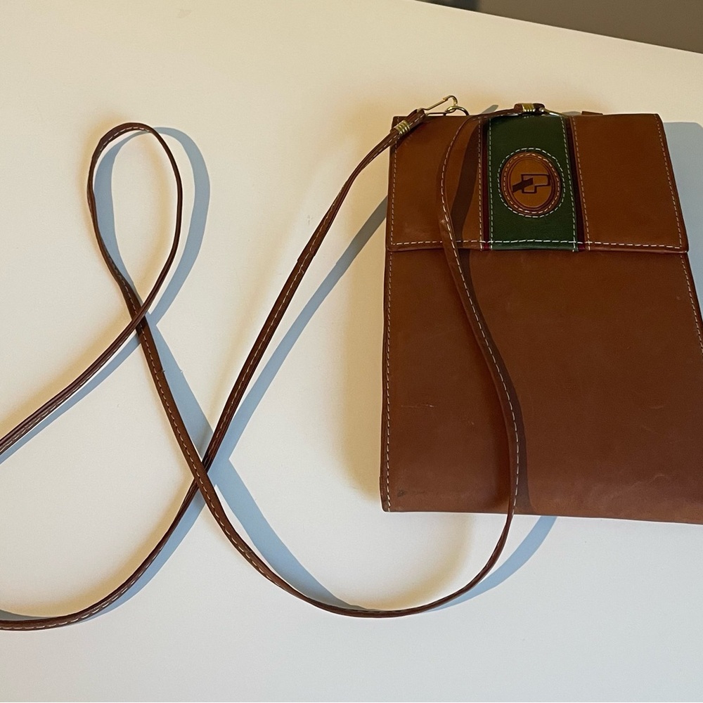 Brown Leather Crossbody Bag